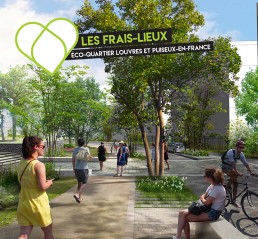 Le quartier des Frais-Lieux écoquartier Louvres Puiseux-en-France